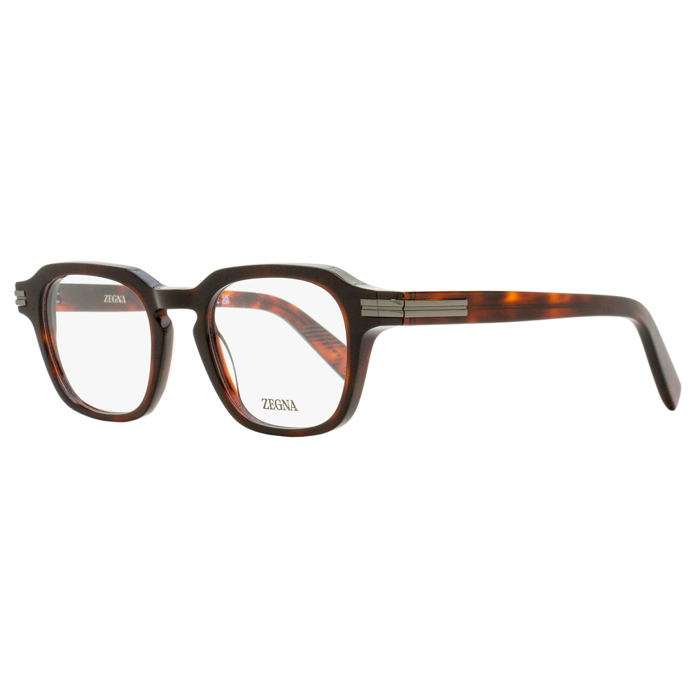 Zegna Modern Keyhole Eyeglasses EZ5282 054 Red Havana 50mm